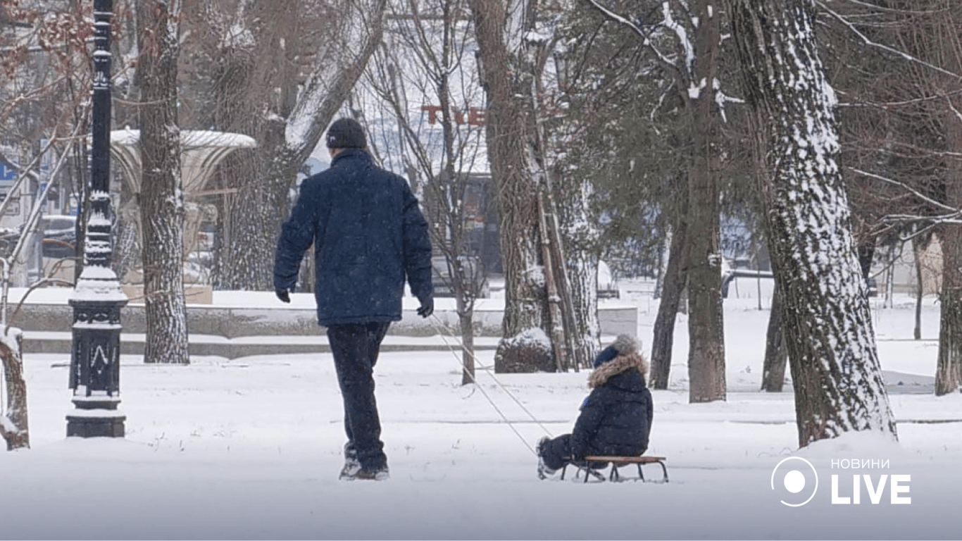 Сніг в Одесі