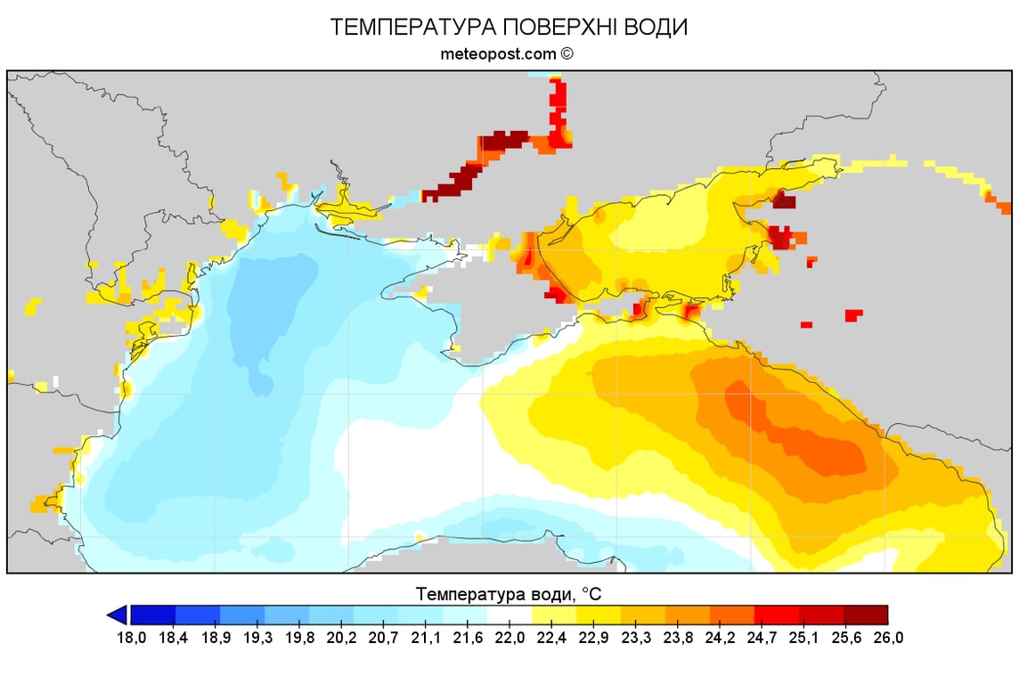 Температура Чорного моря