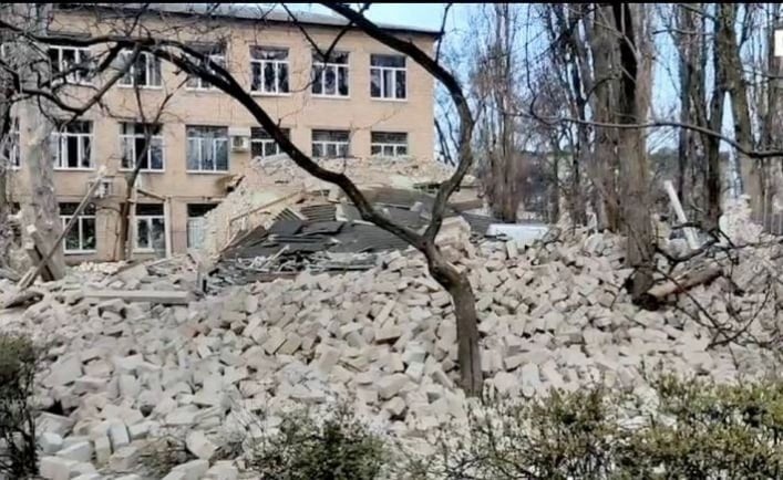 Центральное здание оккупантов МГБ в Мелитополе