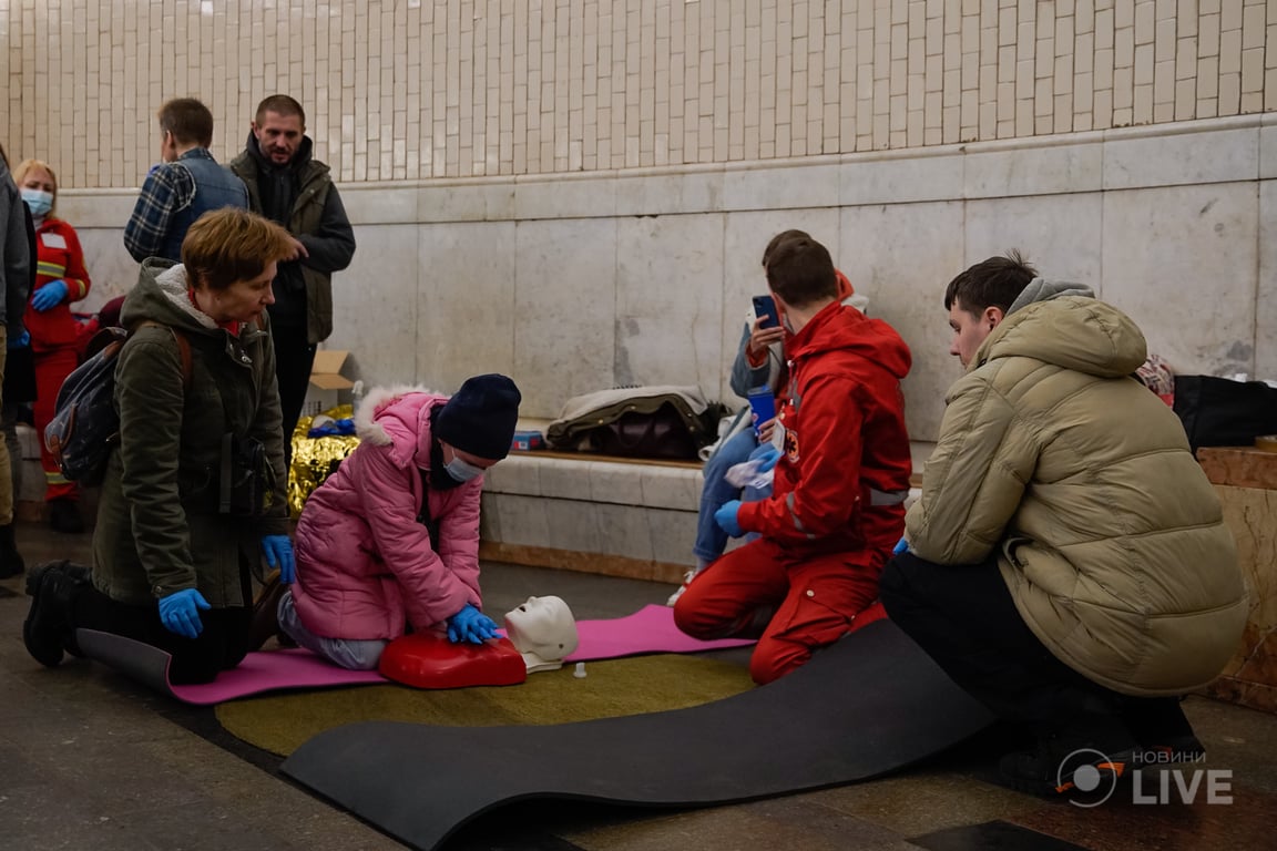 Тренінг з домедичної допомоги в метро