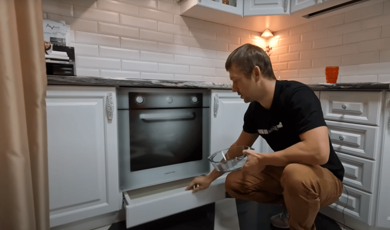 Ящик в духовке