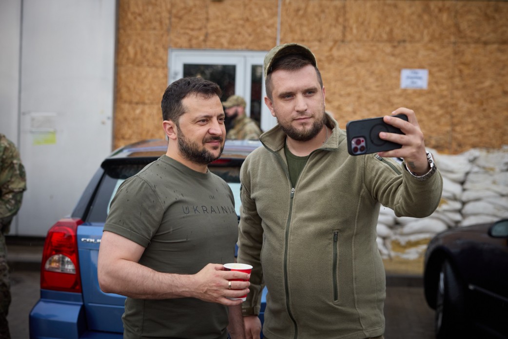 Володимир Зеленський на Донеччині