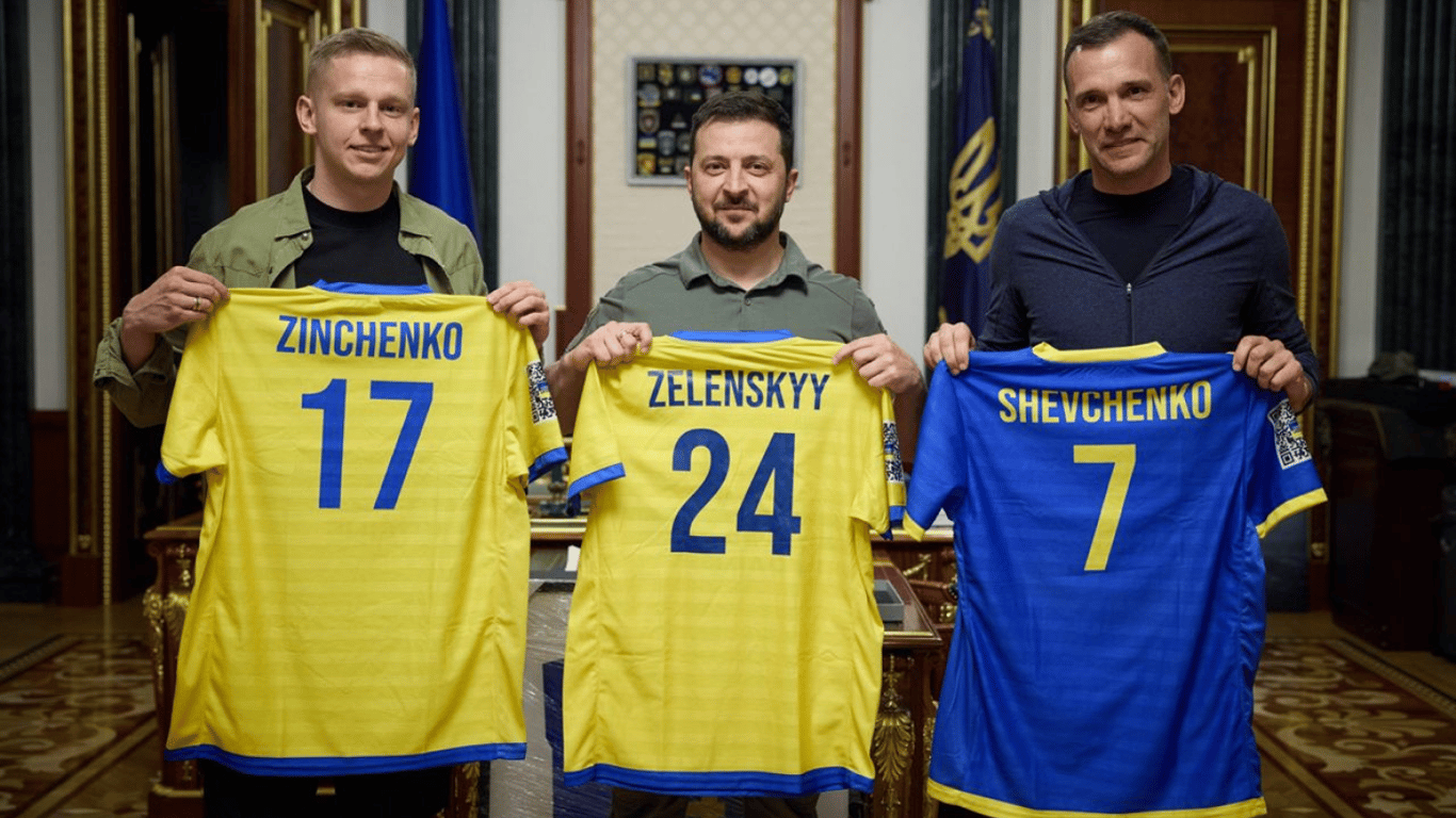 Шевченко і Зінченко організовують благодійний матч на підтримку України