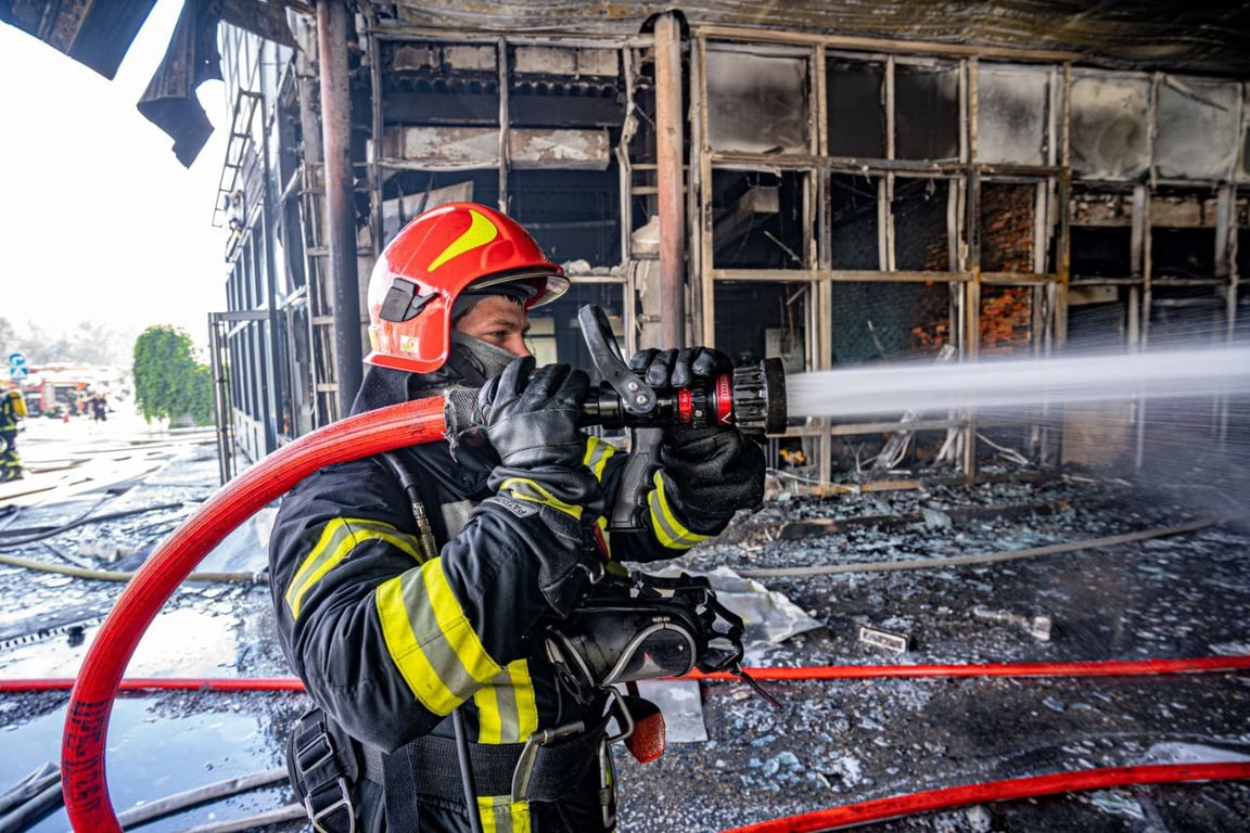 Пожар в Киеве