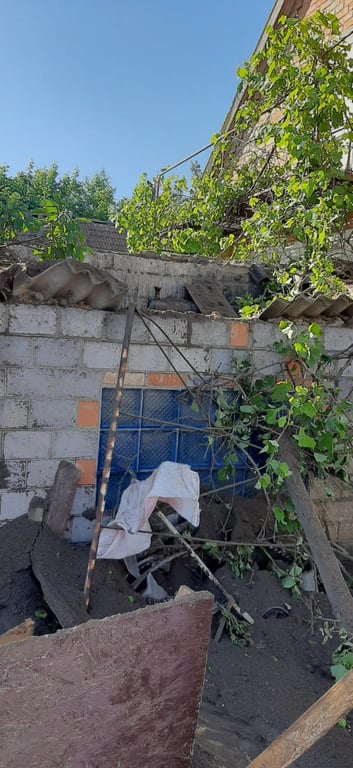 Последствия обстрелов Запорожской области