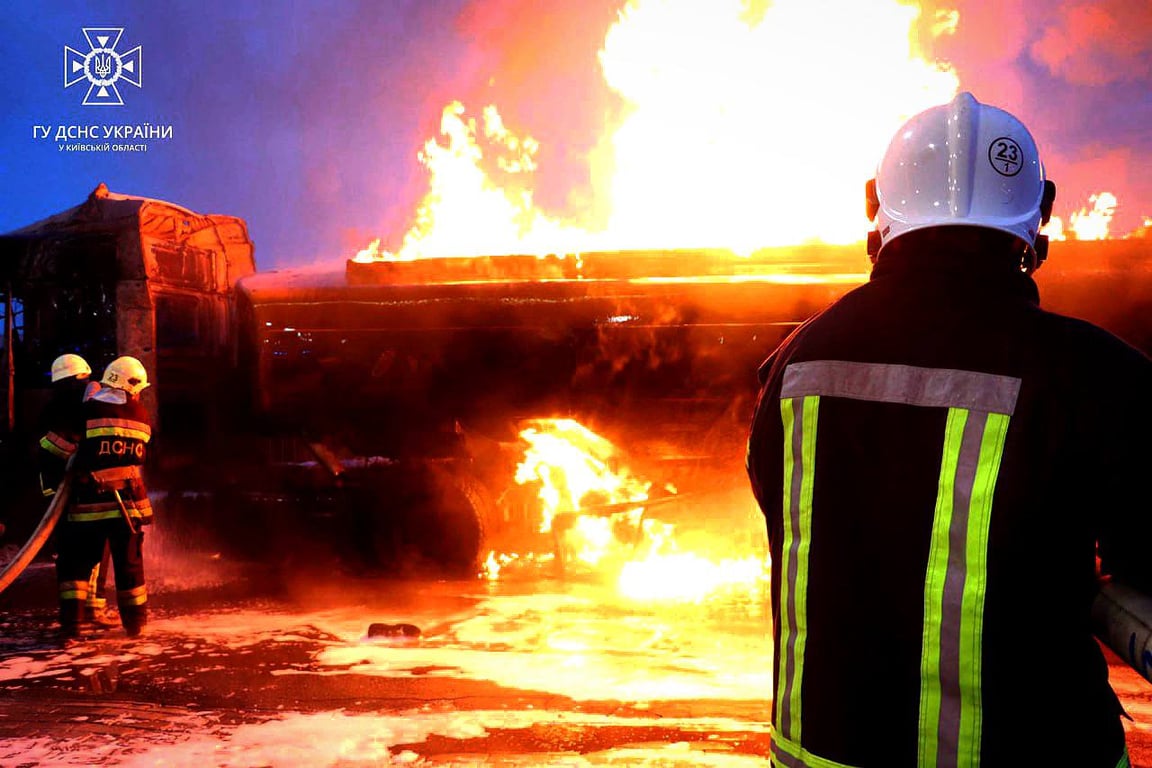 Пожежа у Київській області