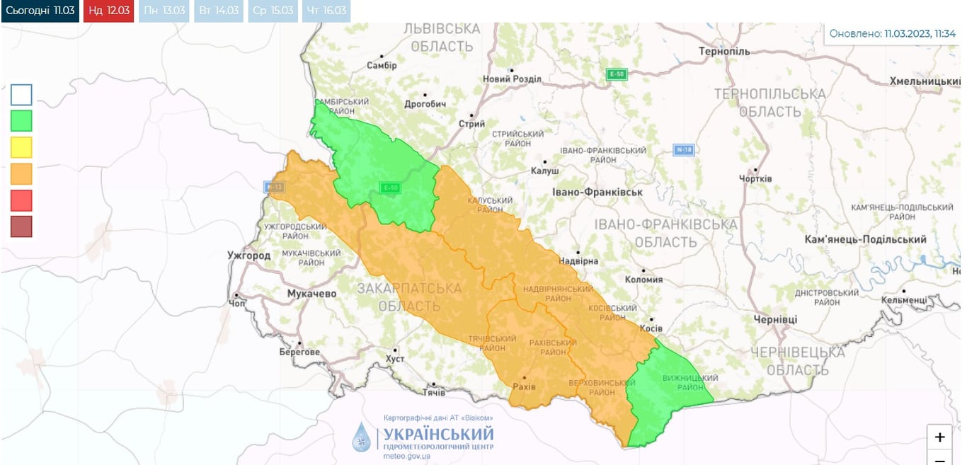 Погода 12 марта