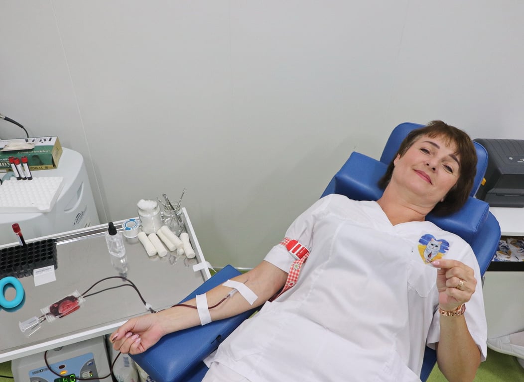 Медики здають кров. Фото: Одеська міська рада