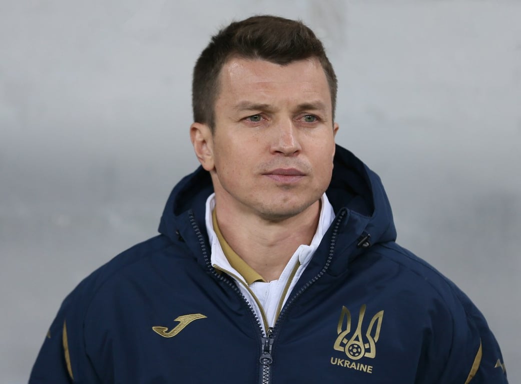Исполняющий обязанности главного тренера сборной Украины Руслан Ротань. Фото: УНИАН