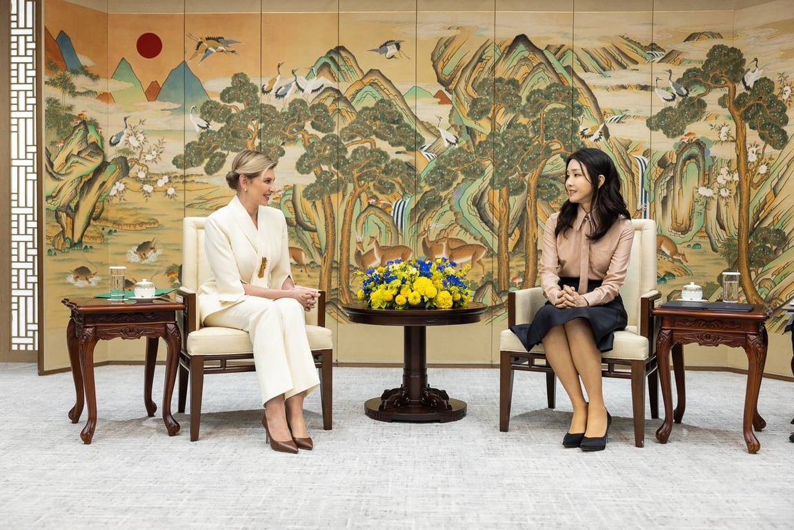 Олена Зеленська в Південній Кореї