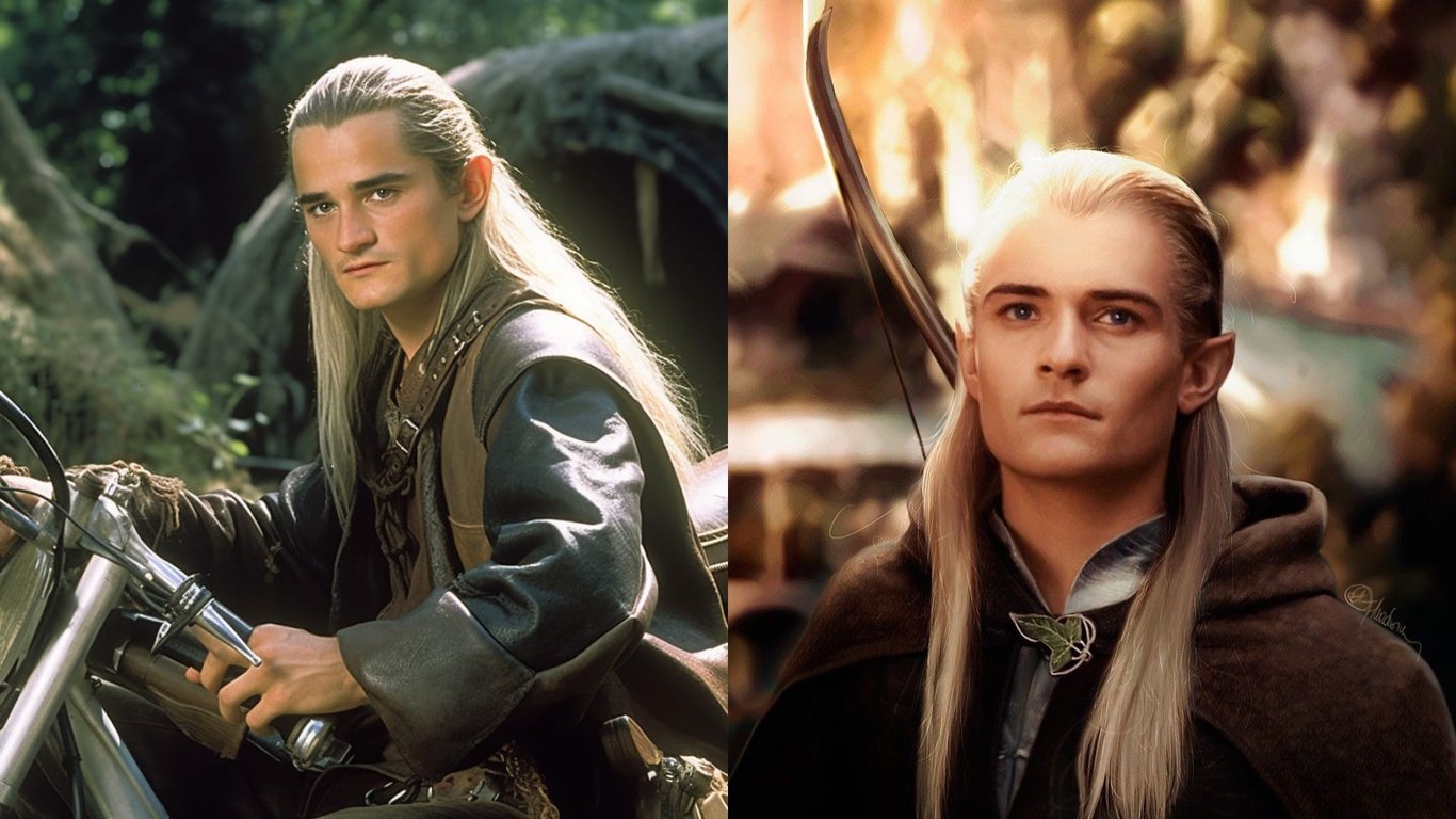 Нейромережа перенесла Леголаса у світ байкерів