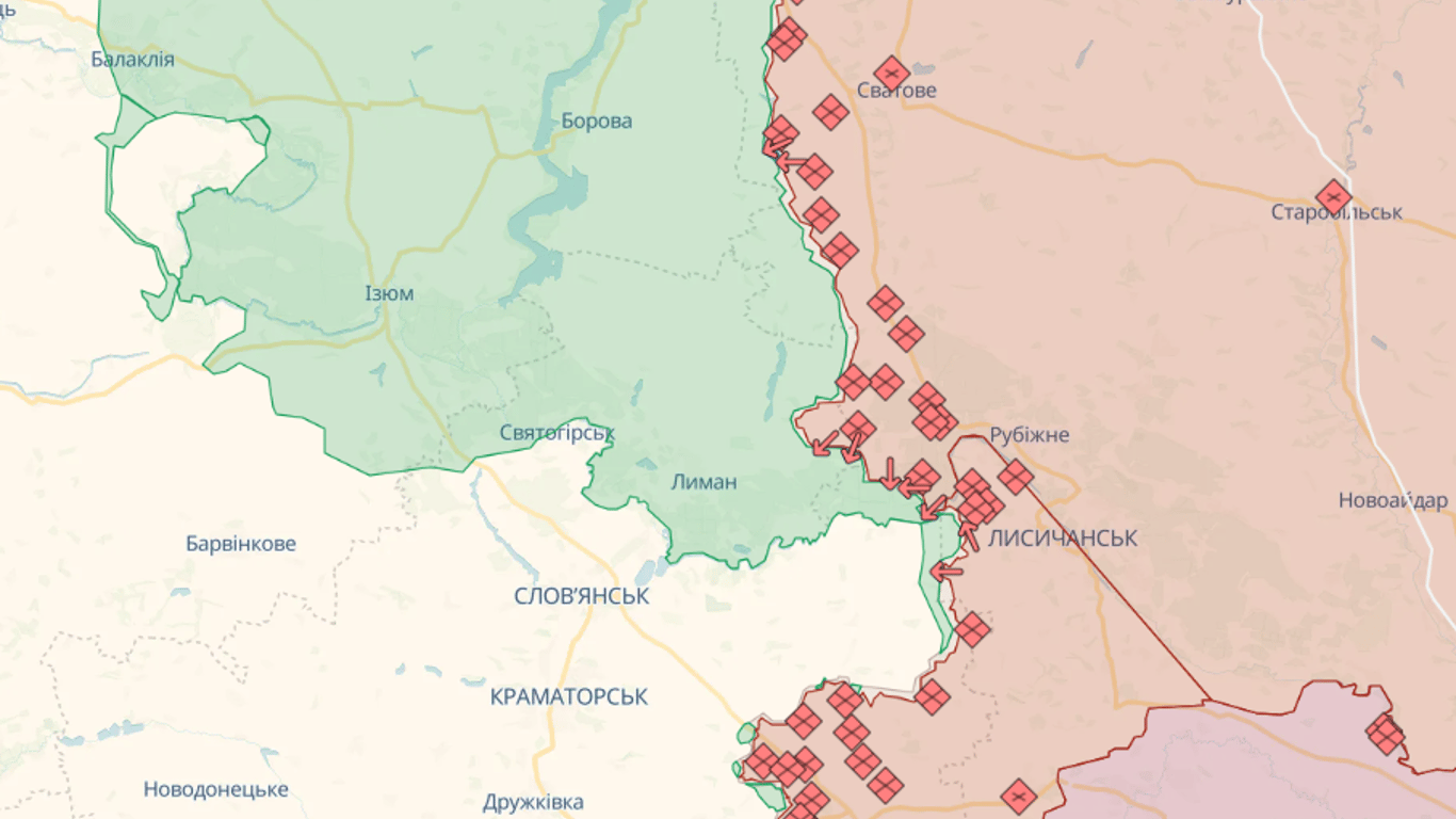 Актуальные онлайн-карты боевых действий в Украине: состояние фронта на 5сентября. Читайте на UKR.NET