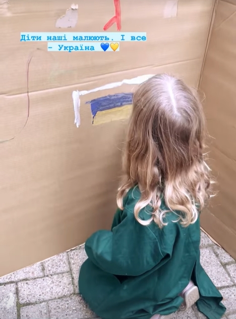 Молодша донька Ольги Фреймут Євдокия. Фото: instagram.com/freimutolia