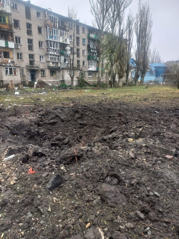 Последствия обстрела Донецкой области