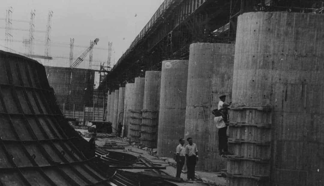 Так строилась Каховская ГЭС