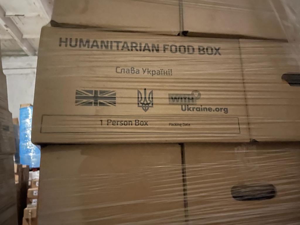 Склад з гуманітаркою в Києві