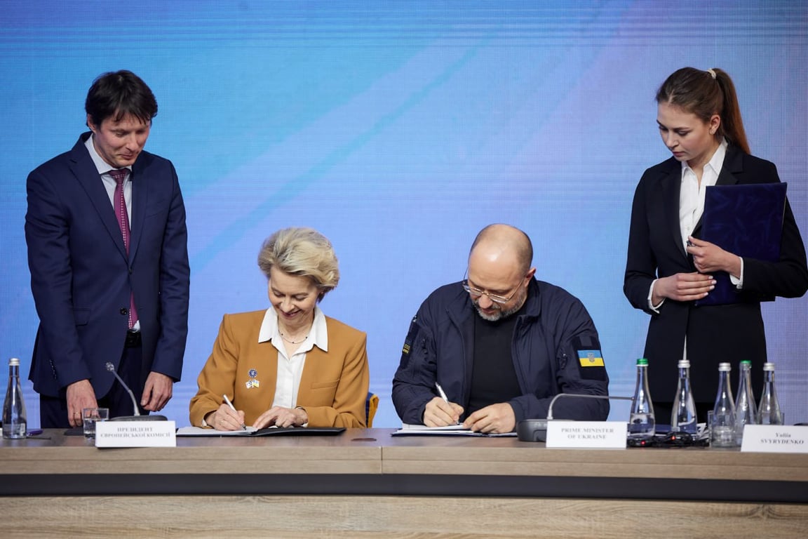 Денис Шмигаль та Урсула фон дер Ляєн