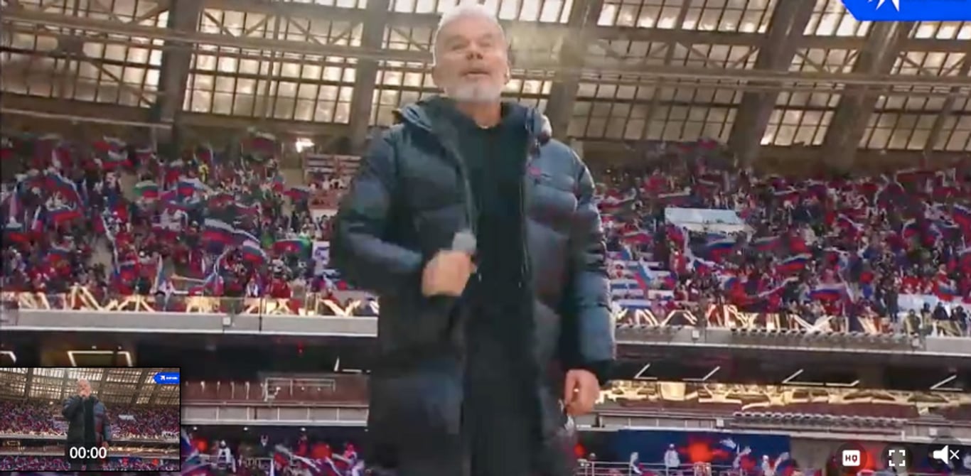 Олег Газманов у пуховику Prada