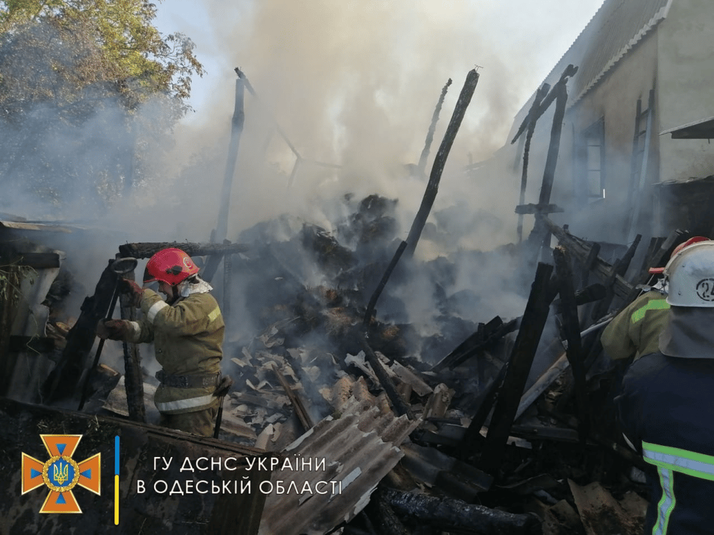 В Одеській області через спеку згоріло близько 10 тонн сіна