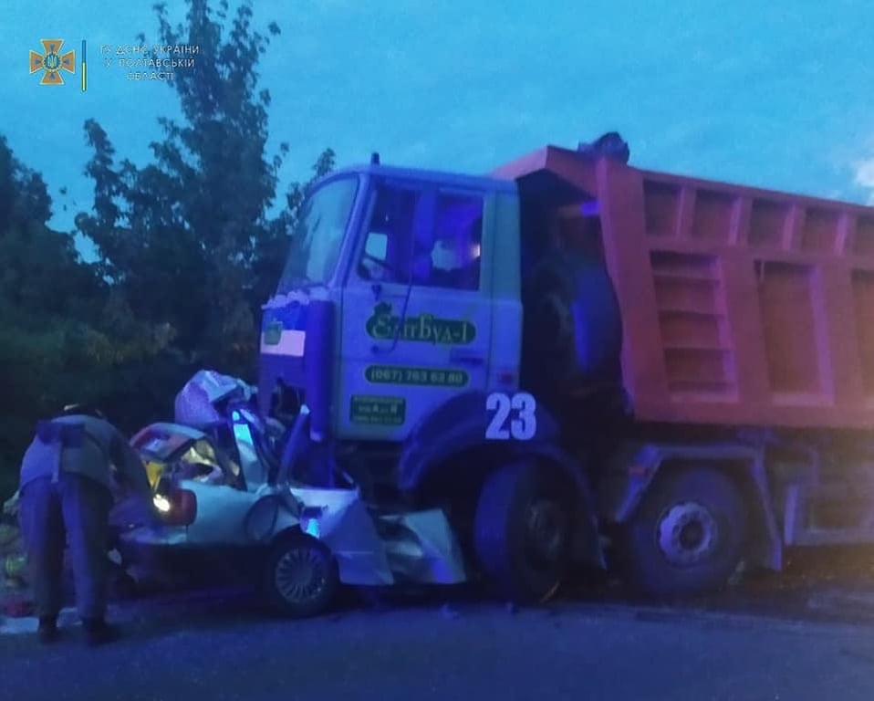 ДТП под Полтавой, авария Полтава, погибшие под Полтавой