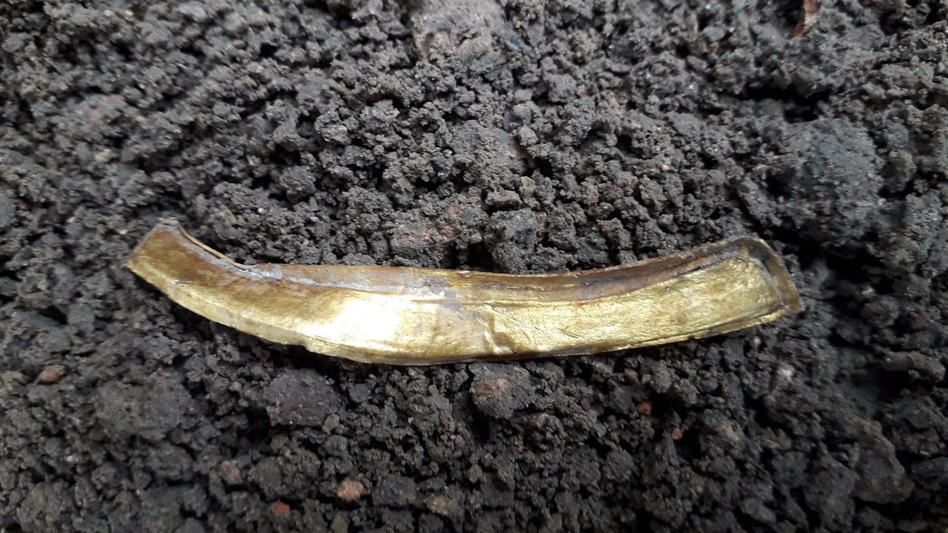 Золотое изделие, найденное возле Софии Киевской