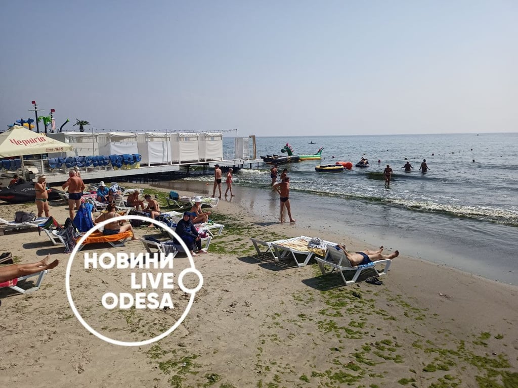 Пляжи, Одеси, Море, забруднення