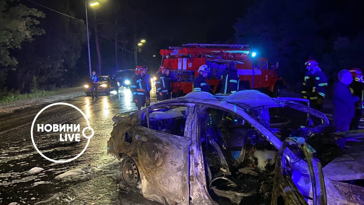 ДТП на Гостомельском шоссе в Киеве