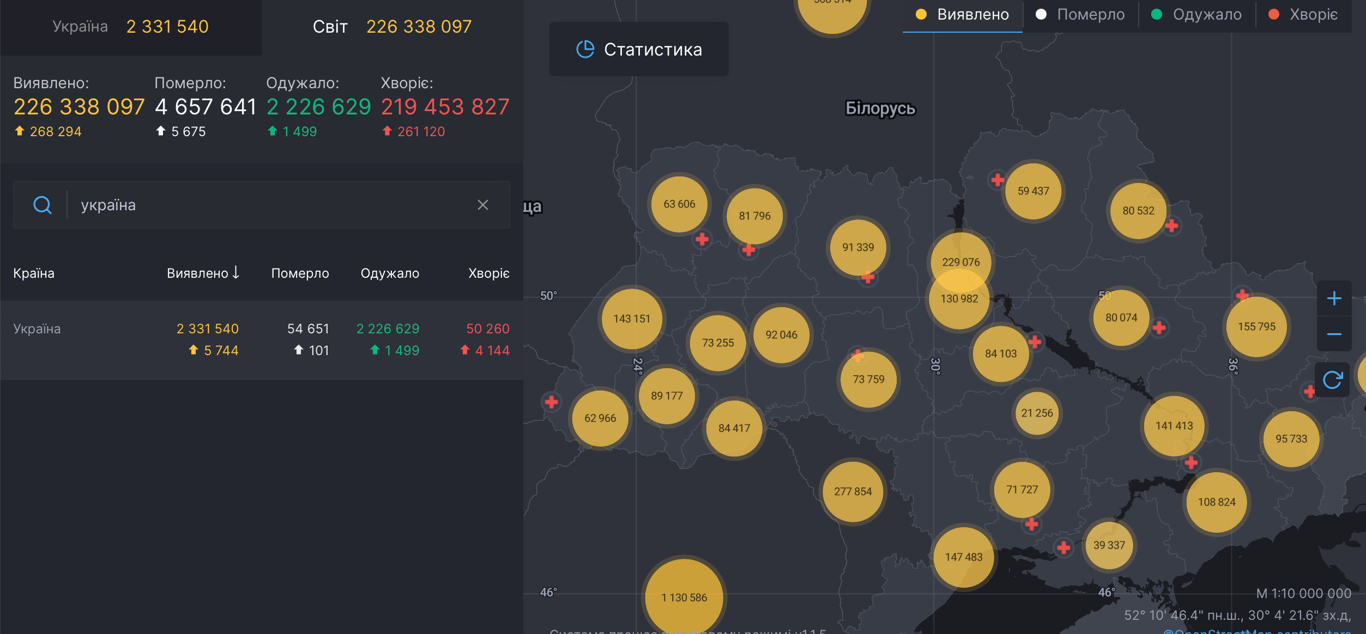 Коронавірус в Україні