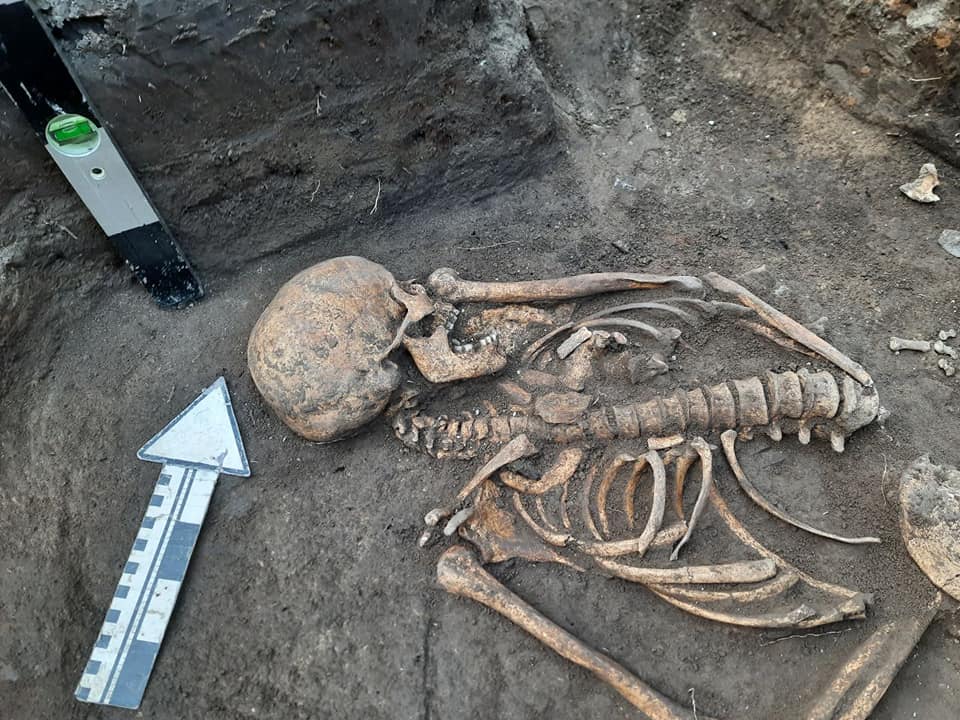 Древнерусское захоронение в Каменце-Подольском
