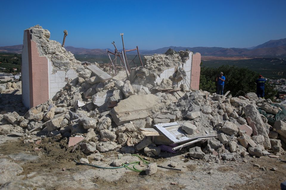 Землетрясение на острове Крит