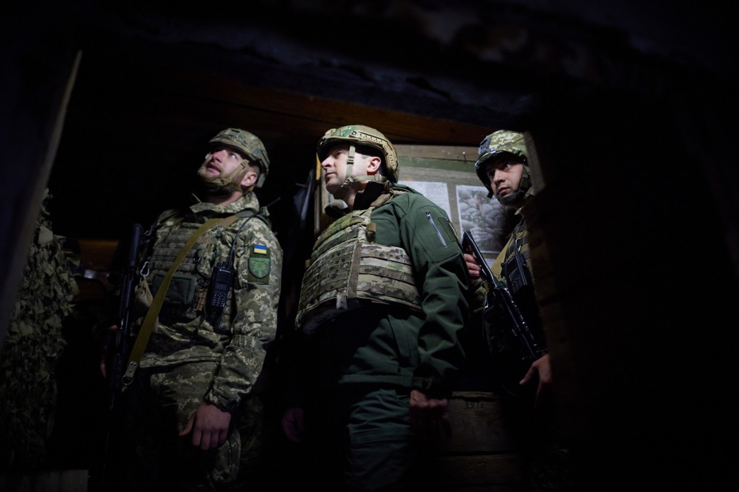 Володимир Зеленський відвідав передові позиції військових на Донбасі