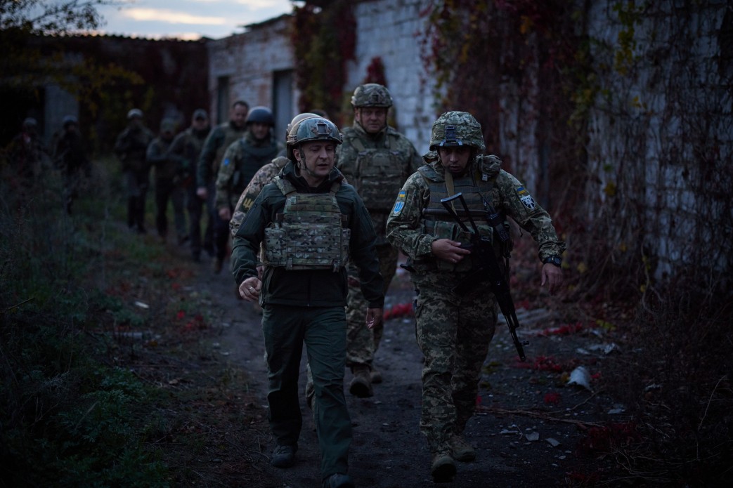 Володимир Зеленський відвідав передові позиції військових на Донбасі