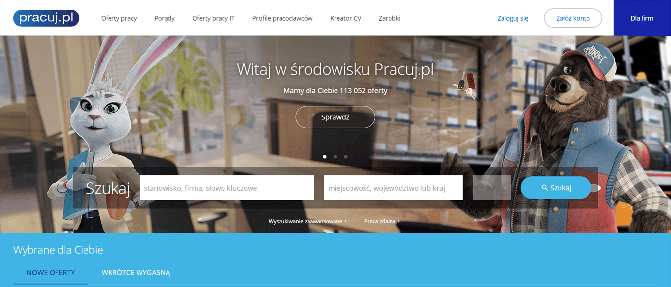 на яких сайтах шукати роботу в Польщі