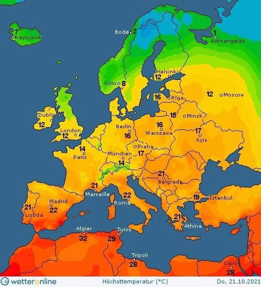 Прогноз погоди в Україні на 21 жовтня - Діденко