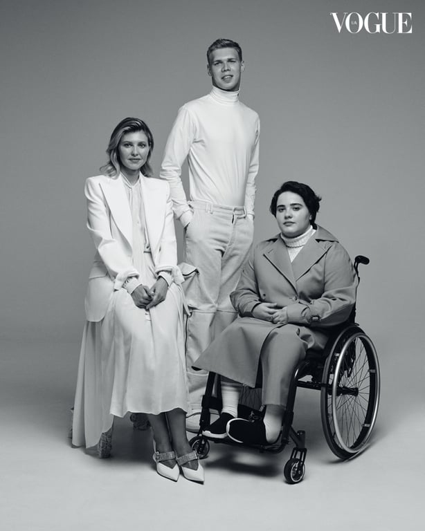 Елена Зеленская снялась для Vogue вместе с паралимпийцами