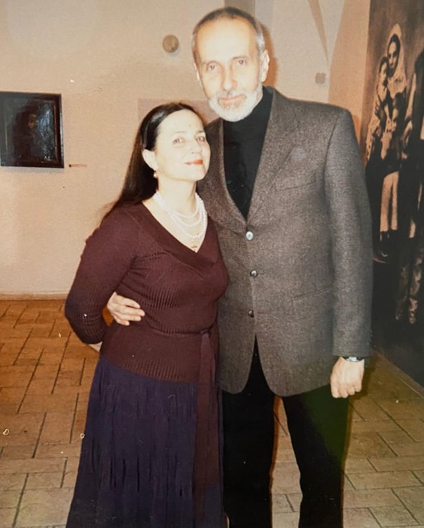 Нина Матвиенко с мужем