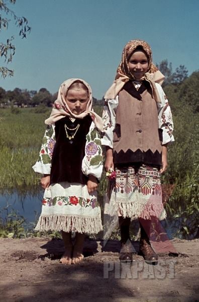 Селянські діти з Полтавщини у 1941 році - історичні фото