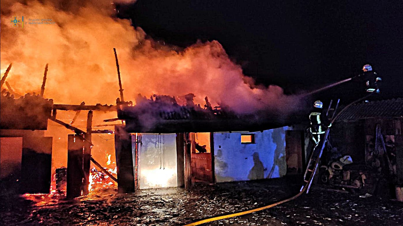 Пожежа на Львівщині 9 листопада