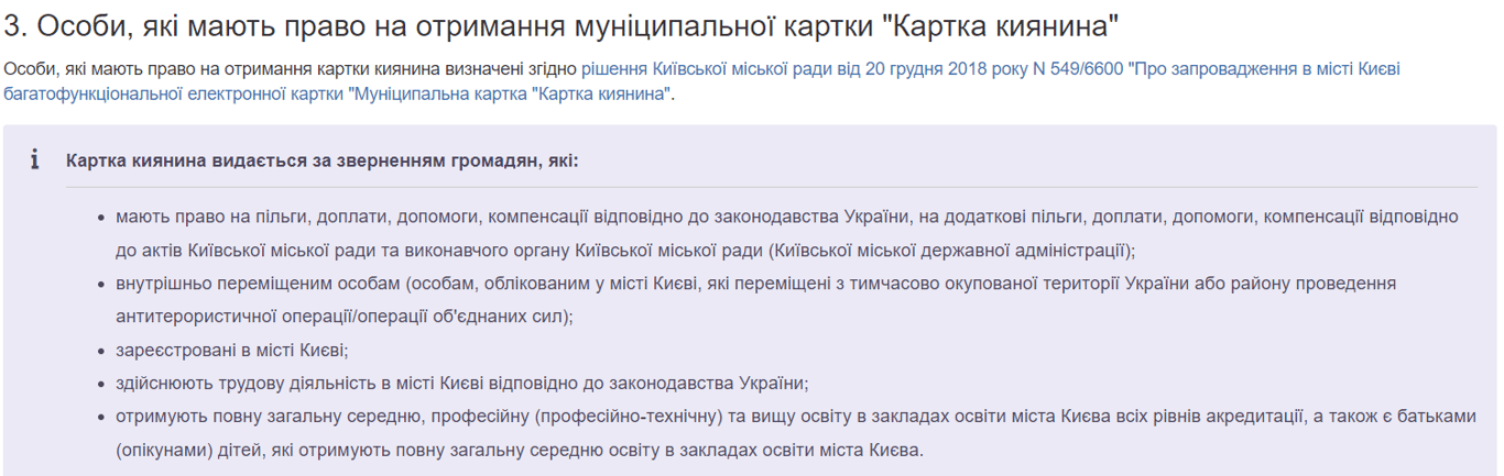 карта киевлянина