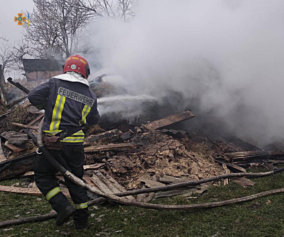 Пожар во Львовской области