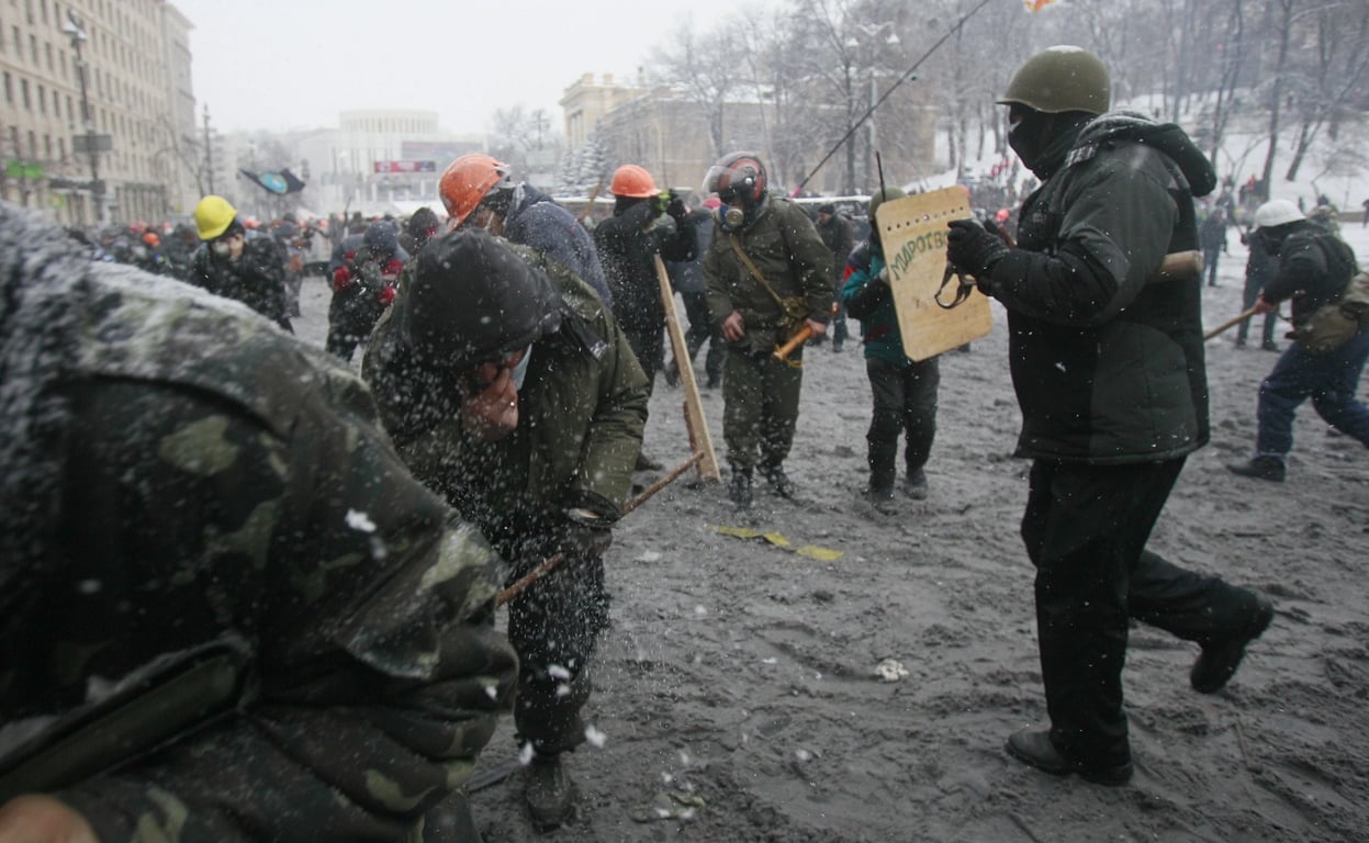 День Гідності та Свободи, учасники Євромайдану, події на Майдані