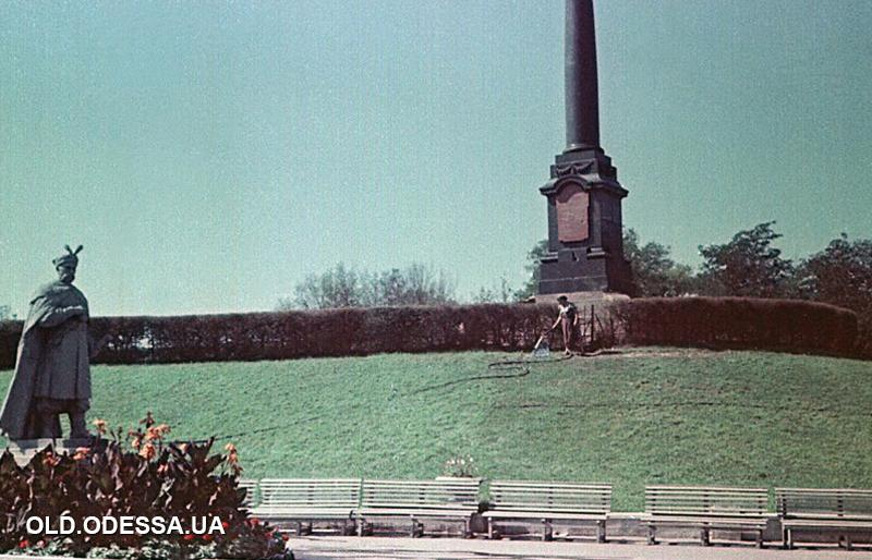 Пам'ятник Хмельницькому в парку Шевченка - історичні фото з Одеси