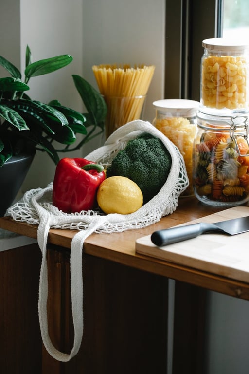 продукти, перець, помідора, капуста