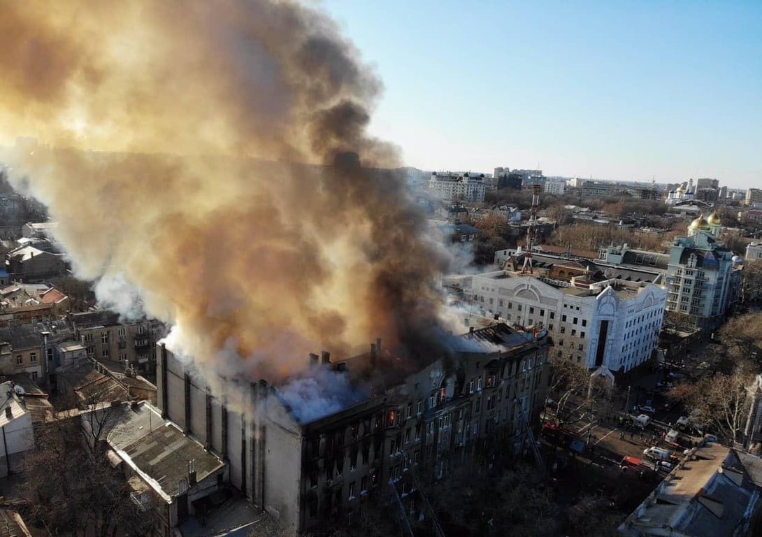Пожар на Троицкой, пожар в колледже Одесса, Дом Асвадурова
