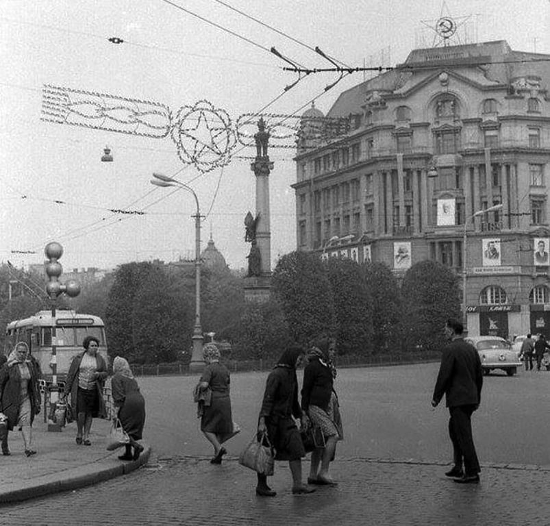 тролейбус, Львов, 1950