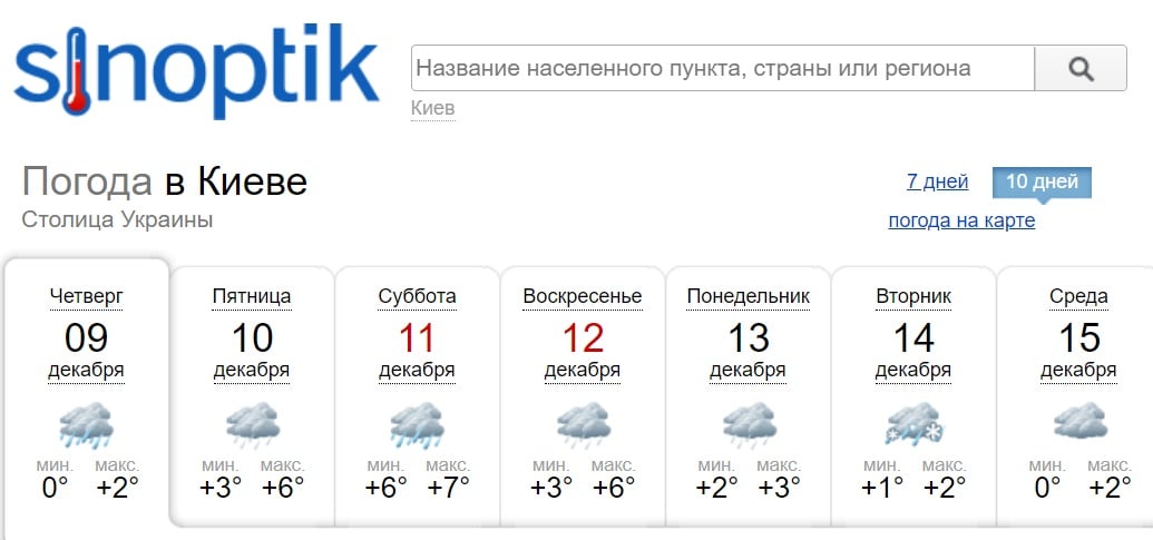 Погода