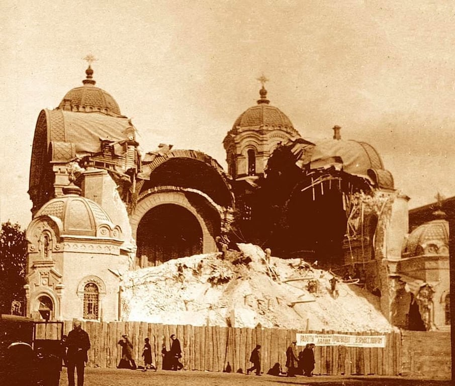 Николаевская церковь в Харькове в 1900-х годах