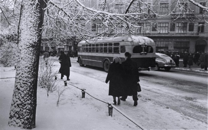 Снег во Львове