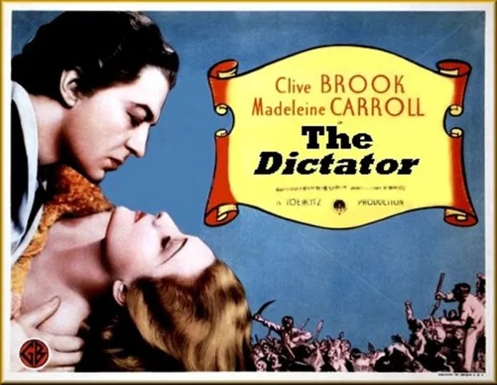 Афіша фільму “Диктатор”, 1935 р.