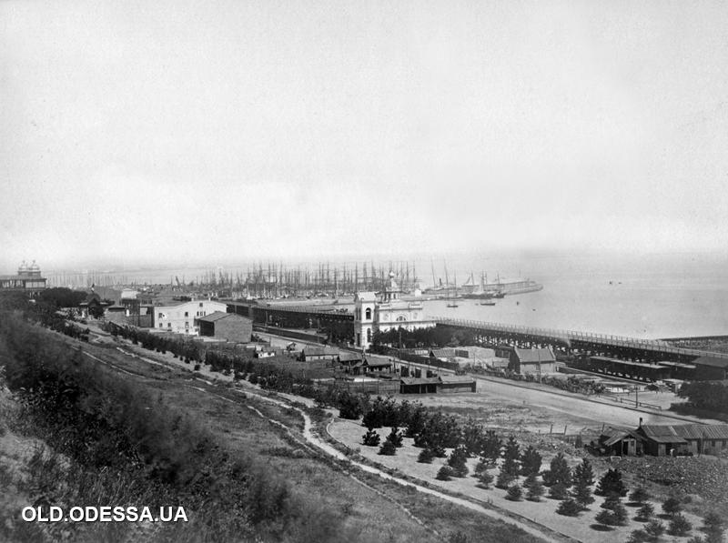 Пожар в Одесском порту в 1905 году